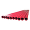 Tubi spessi compositi rivestiti di plastica rossi della parete di acciaio al carbonio del tubo d'acciaio ASTM A106