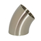 Fittings di saldatura a 45 gradi per gomito con nickel di alta qualità Monel 400 ASME B16.9 Dimensioni personalizzate