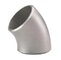 Metal Nickel Alloy Inconel 625 Best 45° Butt Saldatura gomito ASME B16.9 Dimensioni personalizzate Argento