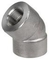 Metallo di alta qualità Pipe di montaggio in acciaio inossidabile acciaio carbonio materiale speciale 45° gomito per industriali