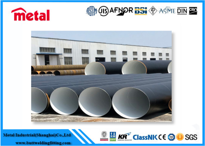 14 Inch sch40 3PE Black PE Coated Steel Pipe DIN30670 Astm A106 Gr.B Carbon Steel Material