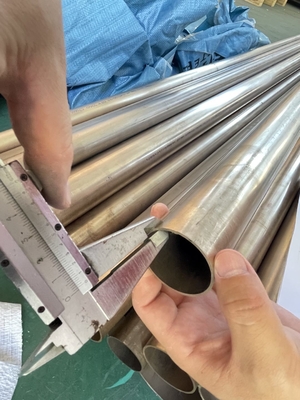 ANSI ad alta pressione B36.19 dell'acciaio UNS S31254 di temperatura del tubo di acciaio inossidabile del duplex