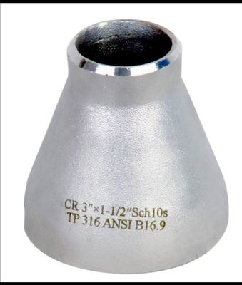 Saldatura di testa che misura il riduttore concentrico SCH10 1 x 1/2 ASME B16.9 di UNS S31803