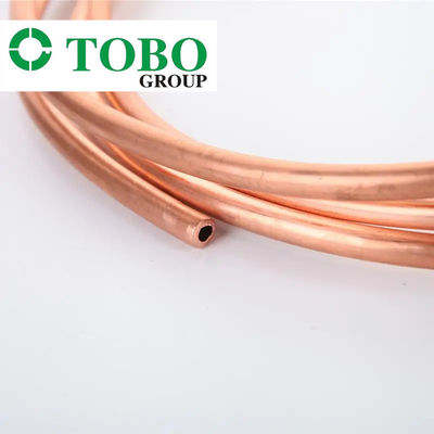 Tubo di rame-nichel che offre eccezionale resistenza alla corrosione e lunga durata in scambiatori di calore e condensatori per tubazioni di acqua di mare