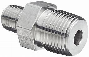 304 acciaio inossidabile Lega di compressione Fittings di fili di tubo Fittings forgiati OEM Close Nipple