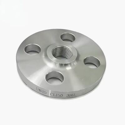 DN15 1/2" Class 150 316L Stainless Steel Threaded Pipe Flange ASME B16.5