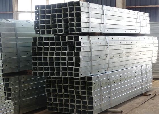 SCH80 tubo rivestito galvanizzato con estremità a filo tubo di acciaio resistente ideale per applicazioni di costruzione e idraulica