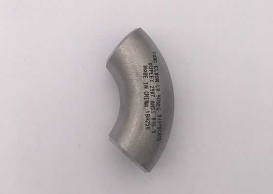 Gomito normale dell'acciaio 2507 del raggio lungo duplex di BW 90Deg 1.5D