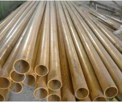 Tubi d'ottone UNS C-27200 rossi. 9,52 x 0,70mm semiduri secondo ASTM B-135 sulle barre di 5,800mm