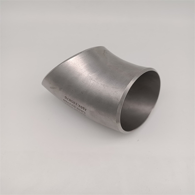 Gli accessori per tubi da 45 gradi di Astm B466 Uns C71500 Cuni7030 del nastro sgomitano