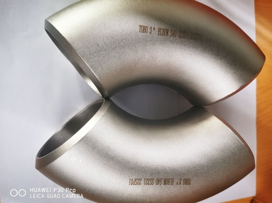 Gomito SCH40 90D 12" degli accessori per tubi della saldatura di testa dell'acciaio legato A234 WP5 BW