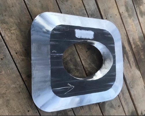 Ramo del tubo dell'accessorio per tubi di acciaio al carbonio che rinforza cuscinetto 90 STD-SCH20 ASTM A516 gr. 70 50" X12»