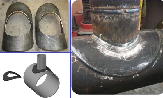 Ramo del tubo dell'accessorio per tubi di acciaio al carbonio che rinforza cuscinetto 90 STD-SCH20 ASTM A516 gr. 70 50" X12»
