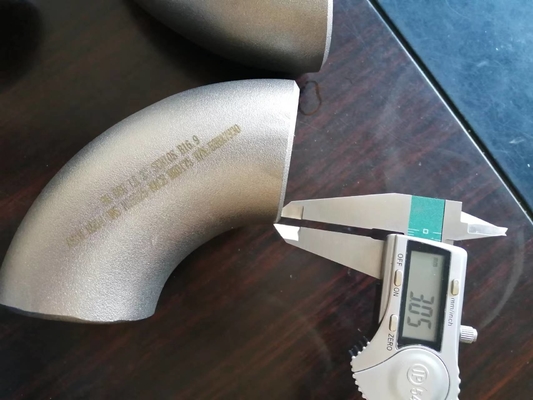 Nicheli il gomito 5" della LR SMLS degli accessori per tubi dell'acciaio legato 90 montaggio di saldatura di testa della lega 625 di STD
