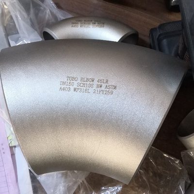 Accessorio per tubi d'acciaio bassolegato di A182 F91 90D sgomitare il breve ANSI B16.9 della curvatura del raggio