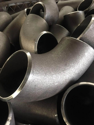 Breve curvatura SCH40 UNS S32750 del raggio del duplex di acciaio inossidabile del gomito eccellente degli accessori per tubi 90D