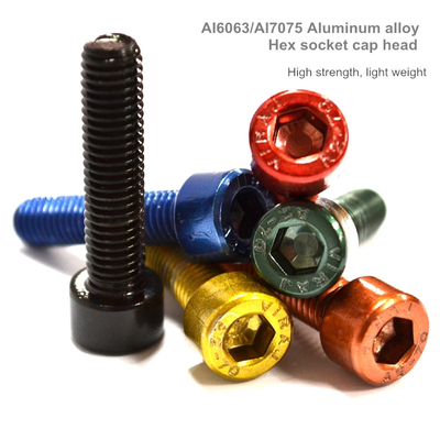 Baccano 912 M3 M4 X del fermo 16 st Allen Bolt Aluminum Screws anodizzato colorato verde nero della sfortuna M5 M6 M36x2 di millimetro