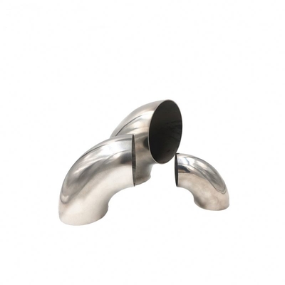 Accessorio per tubi di titanio di titanio dell'acciaio legato Gr1 3" gomito SCH40 ASME B16.9 di saldatura di testa LR