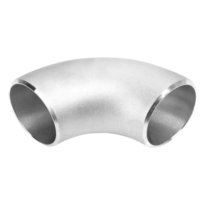 Accessori per tubi di titanio della lega di Astm B16.9 del gomito della saldatura di testa un gomito di titanio da 90 gradi
