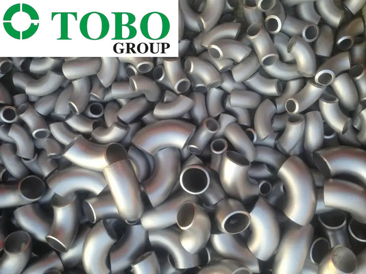 Gomito 1" degli accessori per tubi di acciaio inossidabile A403 WP304L BW SCH10S 90D/180D ASME B16.9