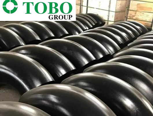 Curvatura 3" del raggio del gomito del acciaio al carbonio degli accessori per tubi della saldatura di testa A420 WPL6 breve STD ASMB E16.9