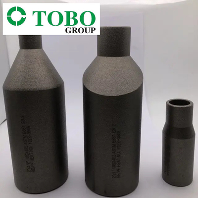 Il Ti di titanio Gr7 2" degli accessori per tubi dell'acciaio legato ASTM B363 x 1" lega di titanio di SCH10S x SCH40S foggia il capezzolo con uno stampo