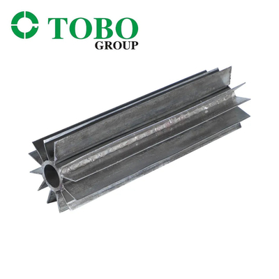 Tubo rotondo laminato a caldo con pinna U con pinna tipo LL e testa rotonda