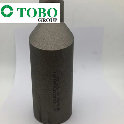 L'acciaio legato di titanio forgiato degli accessori per tubi ASTM B861 GR2 2" x 1" lega di titanio di SCH10S x SCH40S foggia il capezzolo con uno stampo