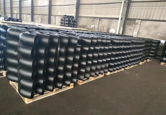 Gomito senza cuciture del nero di grado LR DN120 Sch160 degli accessori per tubi dell'acciaio legato di ASTM A234 WP5 90