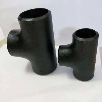ASME B16.9 Butt Saldatura uguale Tee Materiale personalizzabile ad esempio acciaio al carbonio acciaio inossidabile NPS1/2"-60" consegna rapida MOQ basso