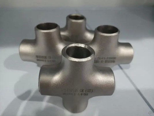 Accessori per tubi trasversali di modo diritto dell'incrocio 4 di accessorio per tubi della saldatura testa a testa della lega 316 di personalizzazione