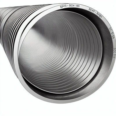Tubo in acciaio inossidabile super duplex di grande diametro sch10-sch160 per elevata resistenza alla corrosione in ambienti aggressivi