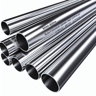 Tubo in acciaio inossidabile austenitico con diametro esterno di 6 mm-630 mm con trattamento standard e di ricottura ASTM A312