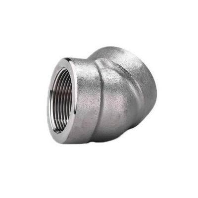Fittings per tubi in acciaio inossidabile gomito a filo 45° A182 F316H SR per il collegamento