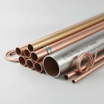 Spessore della parete personalizzato Tubi e tubi di rame e nichel resistenti alla corrosione per applicazioni industriali