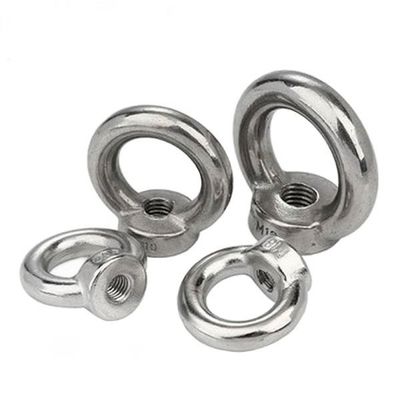 Saldatura M6 Ring Nut della sfortuna di SS304 SS316 Marine Bow Lug Eye Nuts