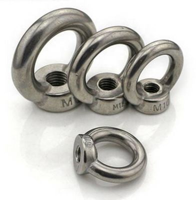 Bullone DIN582 dell'anello di sospensione DIN580 di acciaio inossidabile con la doppi rondella e dado SS304 /SS316