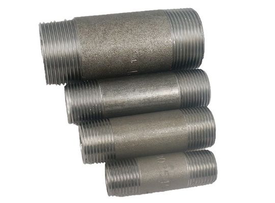 1/2» - 4&quot; filo maschio idraulico dei nippli BSP NPT del acciaio al carbonio ha galvanizzato il nipplo maschio d'acciaio dei montaggi lunghi o brevi