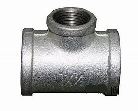 Minuti a 1 pollici galvanizzati di Malsteel degli accessori per tubi della tubatura dell'acqua dei montaggi a tre corsie dell'impianto idraulico 4 6 minuti DN15