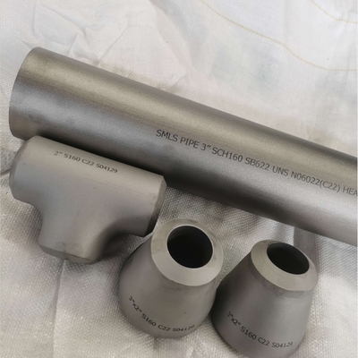 Dimensione concentrica 3" degli accessori per tubi del riduttore SMLS SB366 UNS N06022 C22 SCH160 X 2"
