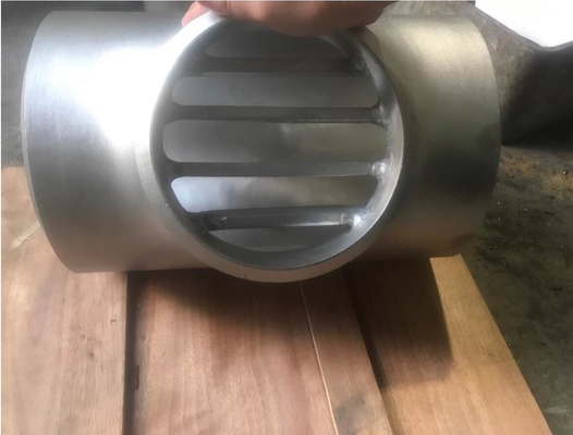 T escluso tubo UNS S31803/2205 6" di acciaio inossidabile di ASTM B16.9 Duples X 6" SCH80