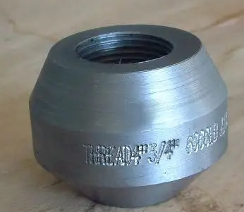 ANSI/ASME Acciaio inossidabile Acciaio carbonio Threadolet Dimensioni personalizzabili & Materiale di grado industriale