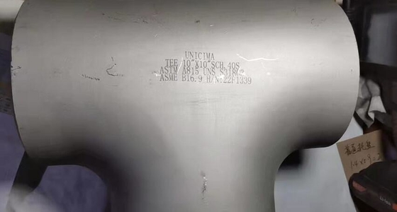T diritto senza cuciture 24" della saldatura di testa» lega 200 ASTM/UNS N02200 di SCH-80S *24