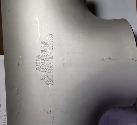 T diritto senza cuciture 8&quot; della saldatura di testa * 8&quot; SCH-40S ASTM A403-WP316/316L ASME B16.9