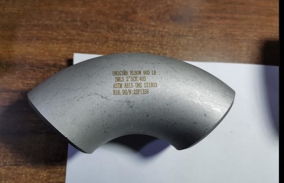 Gomito senza cuciture 8" del raggio di lunghezza della saldatura di testa 90° lega 825 di SCH-40 ASTM N08825