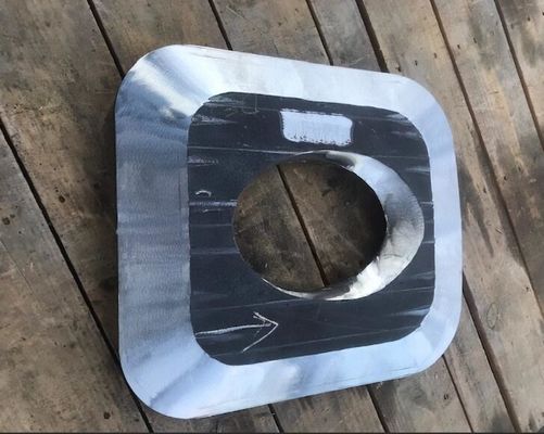 Ramo del tubo dell'accessorio per tubi di acciaio al carbonio che rinforza cuscinetto 90 STD-SCH20 ASTM A516 gr. 70 50