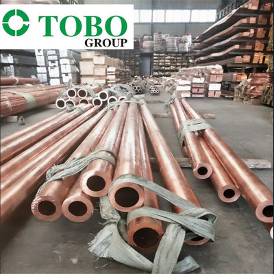 Tubo in rame-nicchio con conduttività termica da 29 a 45 watt per metro kelvin che garantisce il trasferimento di calore nei condensatori e nei refrigeratori