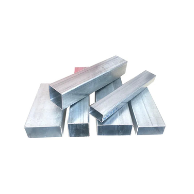 Tubo d'acciaio galvanizzato zincare il tubo rivestito della sezione del quadrato per il prezzo basso della costruzione