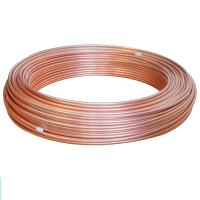 Tubo d'acciaio senza cuciture 1/4 della bobina 3/8 di metropolitana ASTM C11000 della bobina del rame di refrigerazione di pollice 10m di 1/2