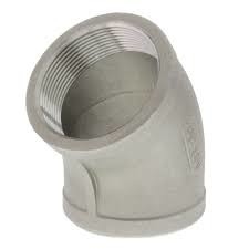 Fittings per tubi in acciaio in lega 2023 Nickel Legato a filo gomito a 45 gradi argento forgiato da 1 a 24 pollici